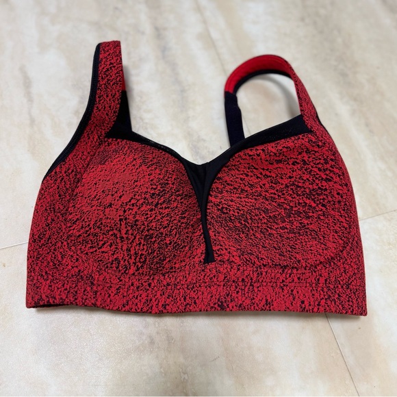 LULULEMON Ta Ta Tamer Power Luxtreme Spray Jacquard True Red Black (S) - Picture 7 of 10